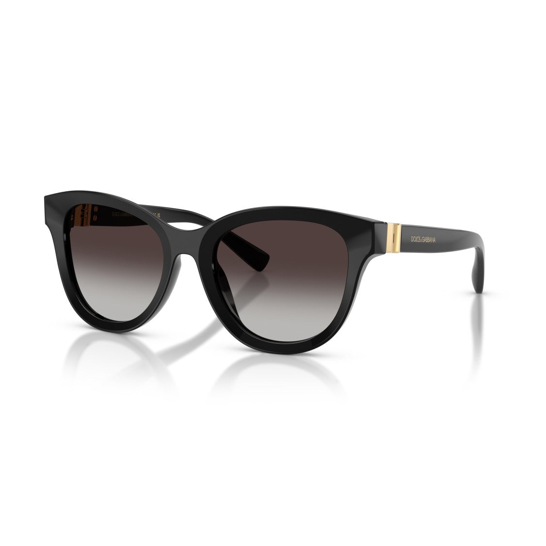 Dolce & Gabbana 0Dg4533 Oversized Cat-Eye Sunglasses With Gradient Tinted Lenses