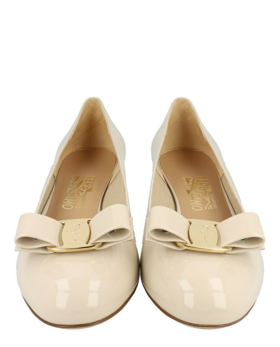 Ferragamo Vara 1 Patent Leather Pumps