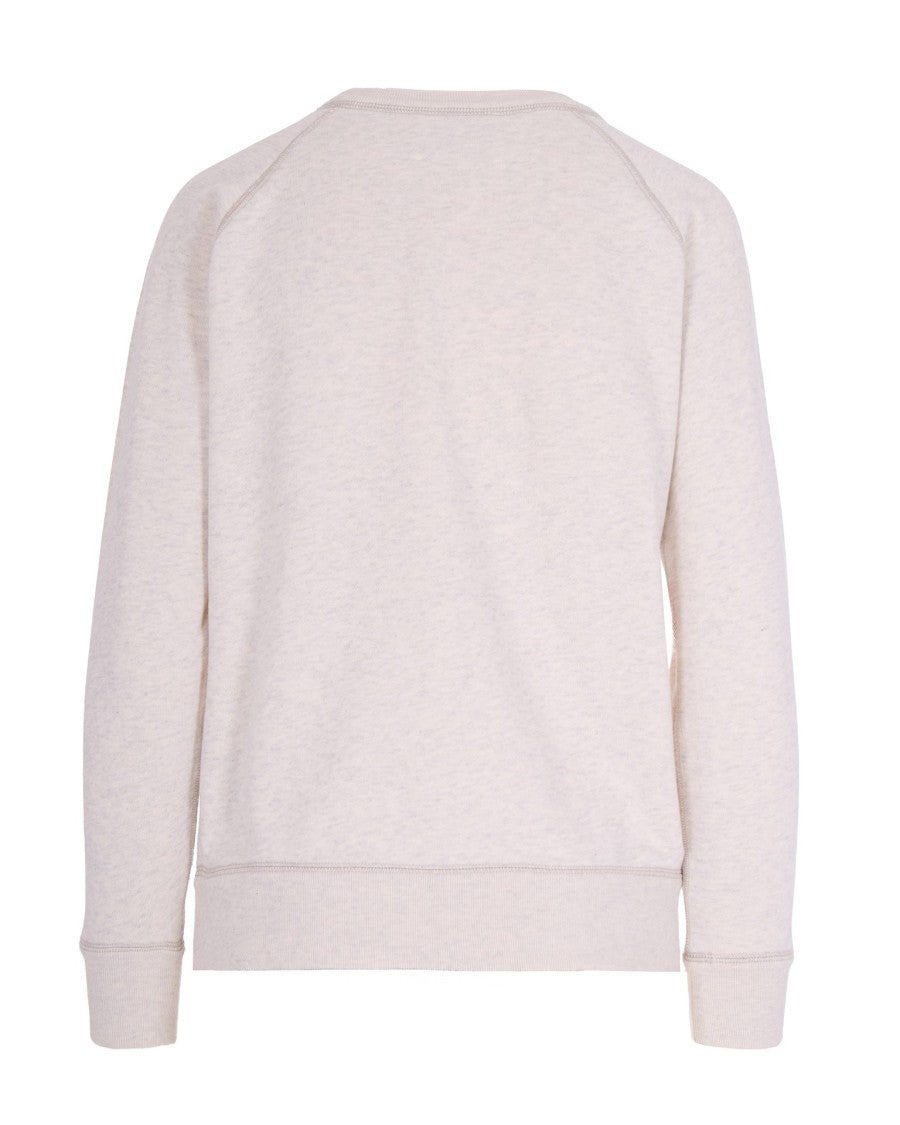 Isabel Marant Étoile Cotton Sweatshirt With Flocked Logo Detail