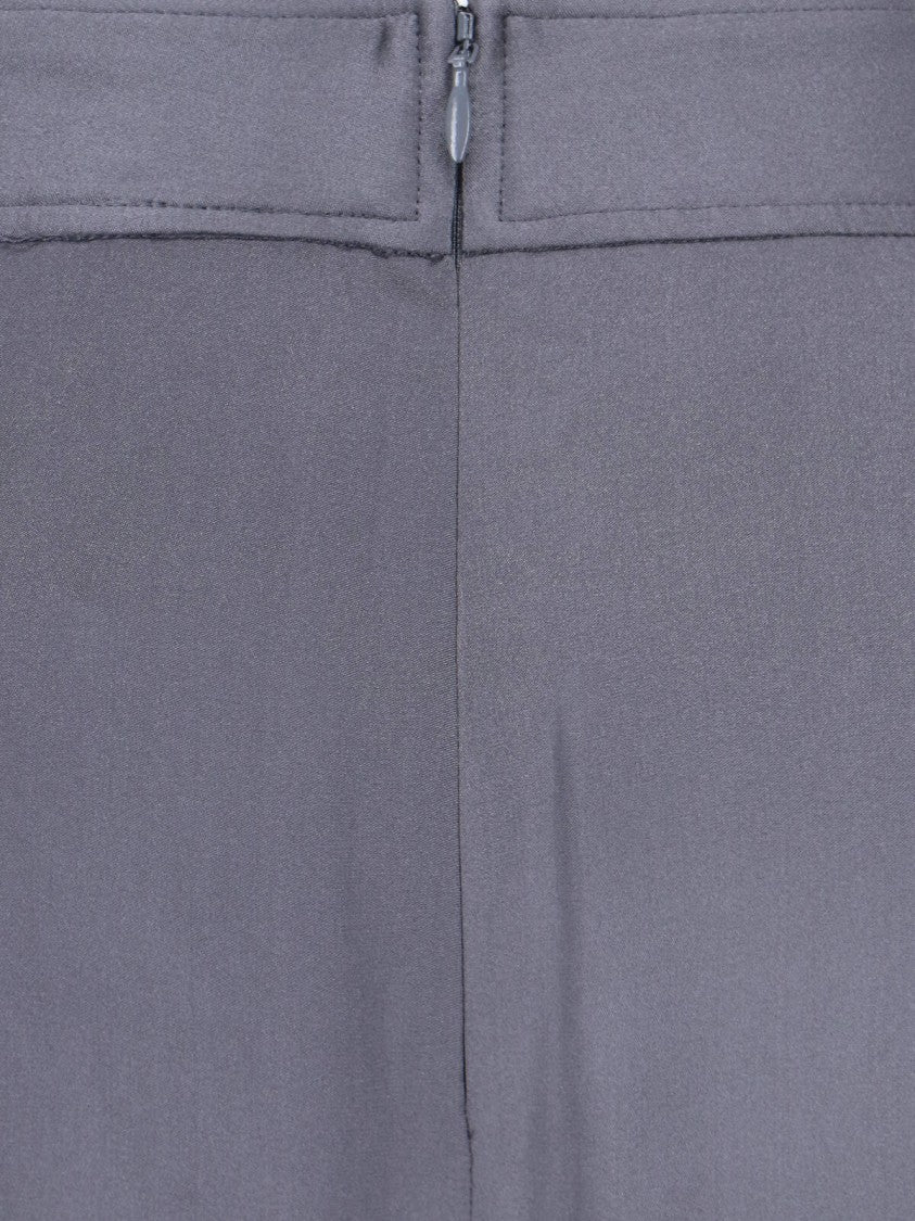 Aspesi Tailored Grey Skirt With Minimalist Aesthetic