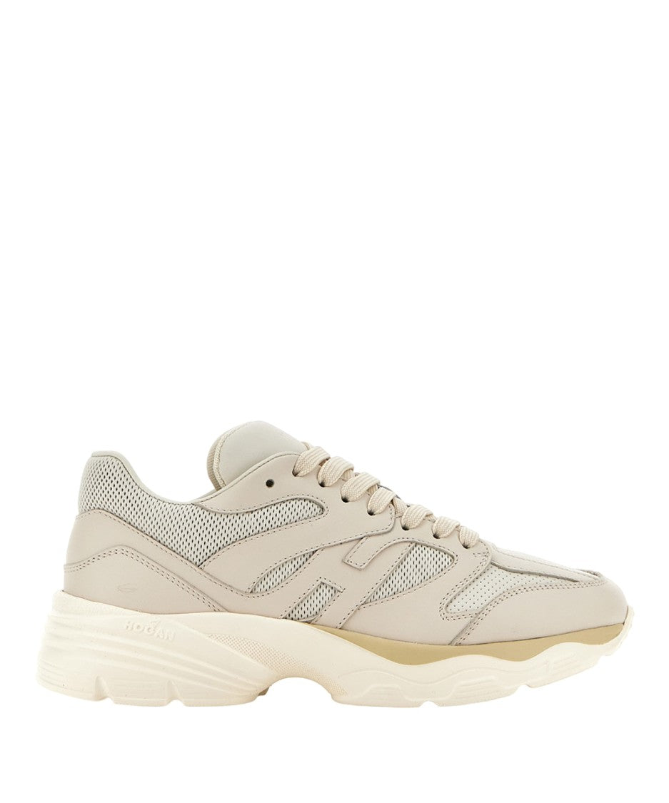 Hogan Chunky Sole Sneakers With Layered Panels