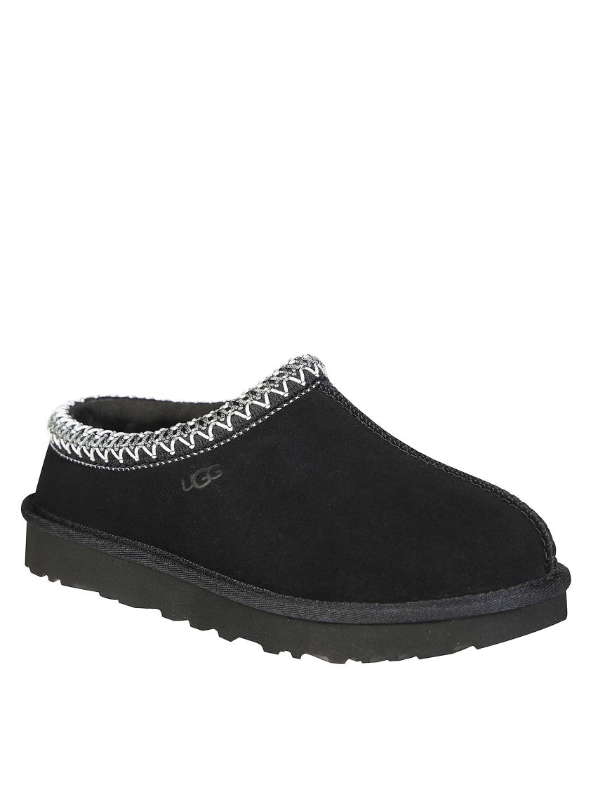 Ugg Tasman Ii Suede Woven Trim Slip-On Flats