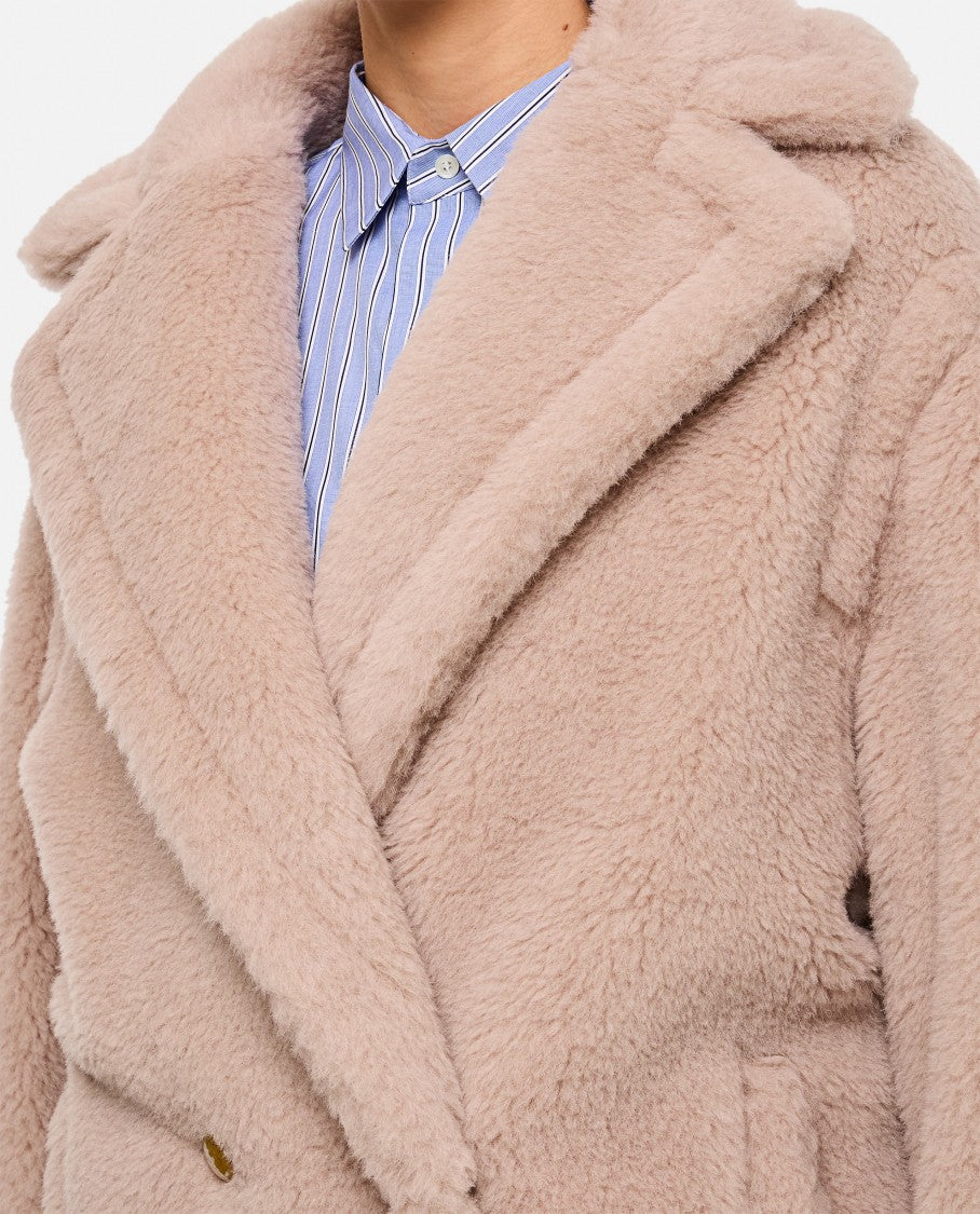 Max Mara Beige Cuba Midi Teddy Coat