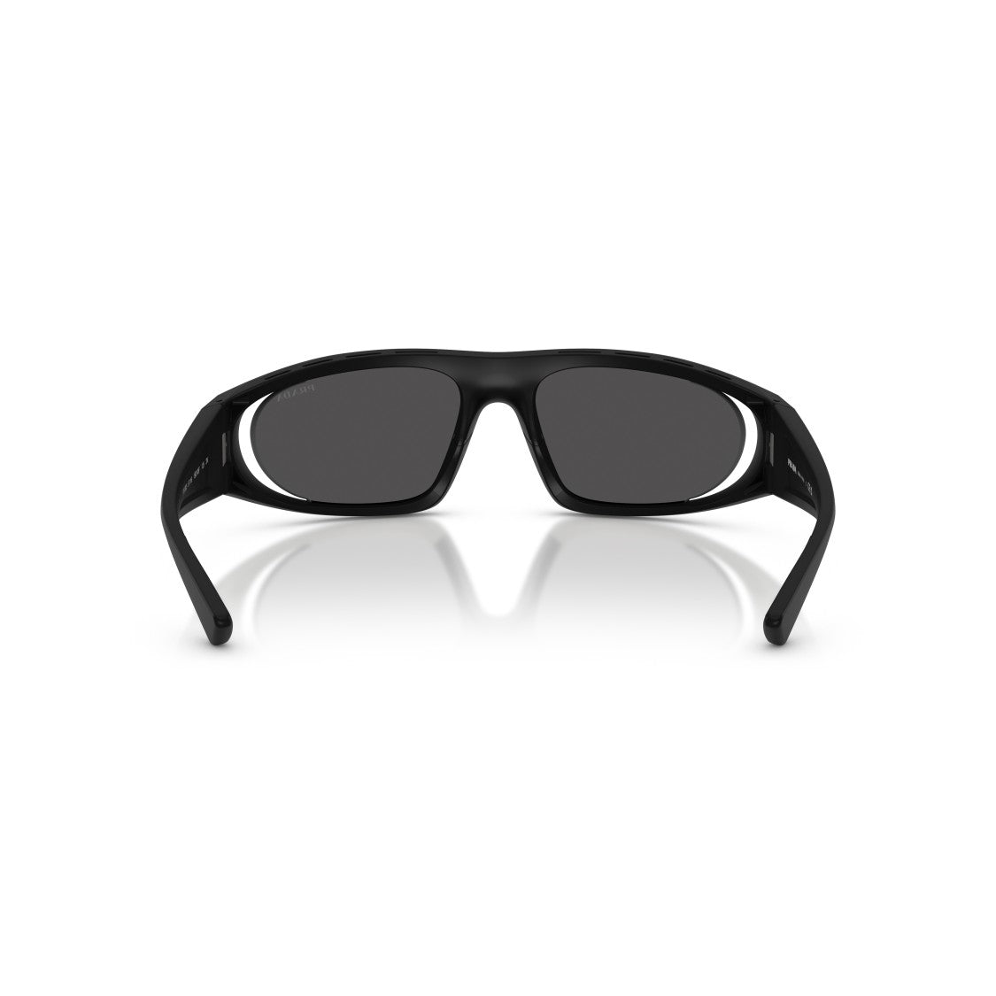 Prada Linea Rossa 0Ps B03s Wraparound Design Black Sunglasses