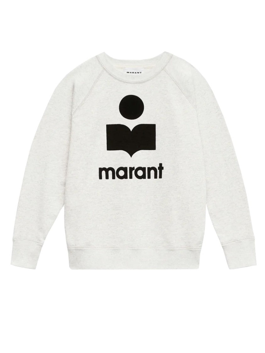 Isabel Marant Étoile Millyny Crewneck Black Logo Sweatshirt