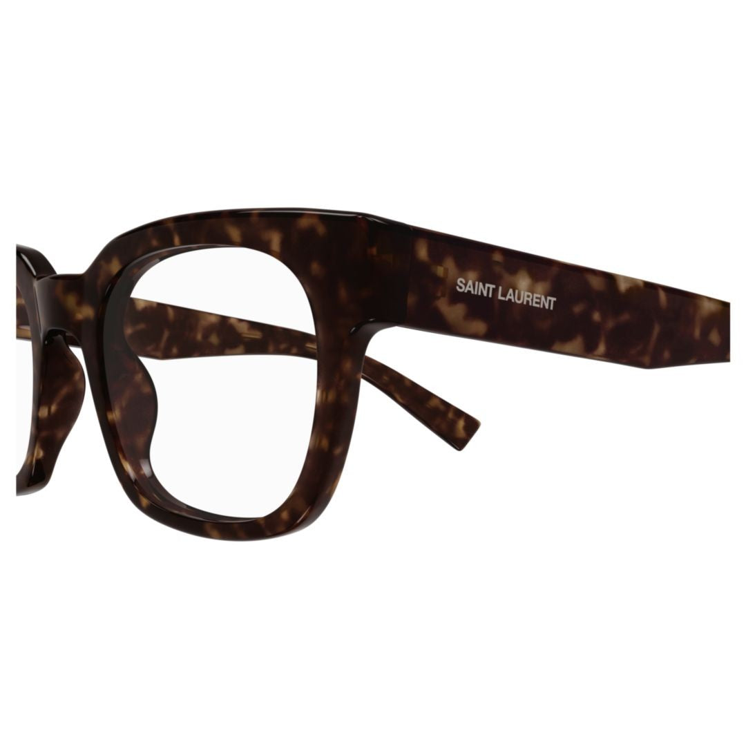 Saint Laurent Sl 805 Tortoiseshell Square Frame Eyeglasses
