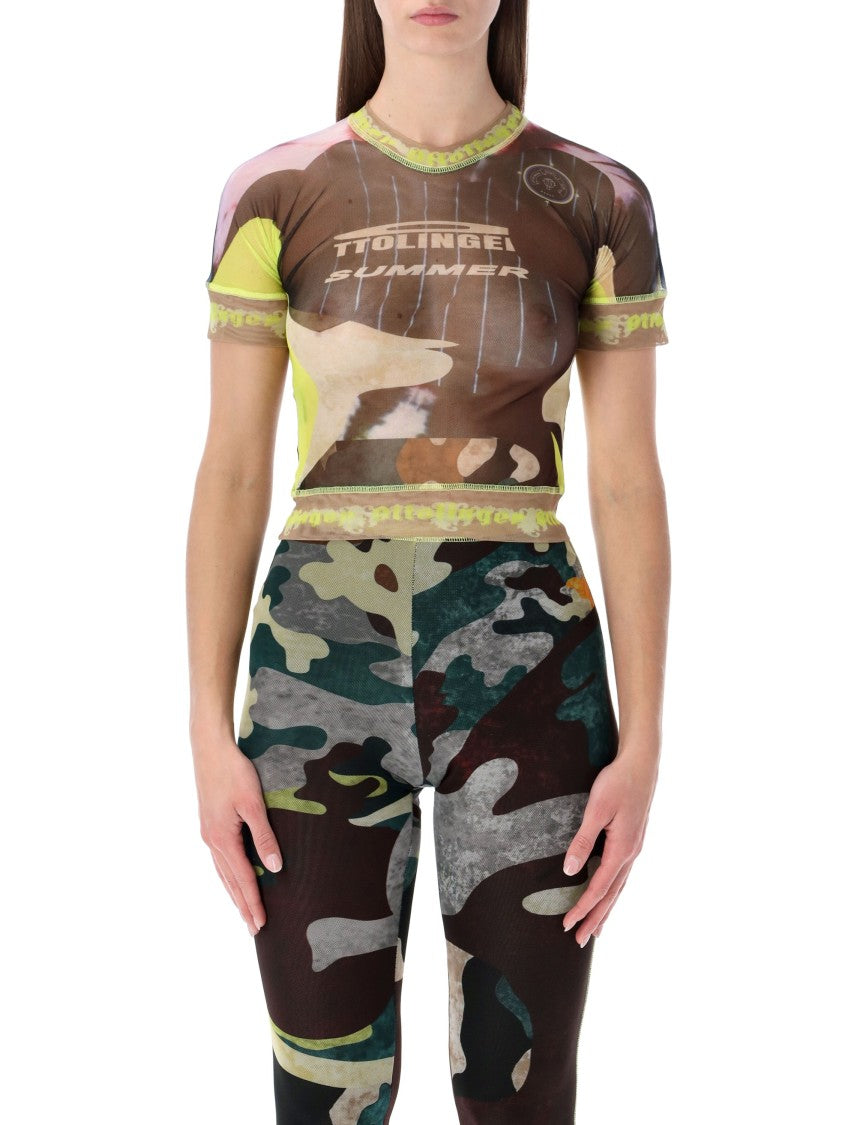 Ottolinger Camouflage Mesh T-Shirt