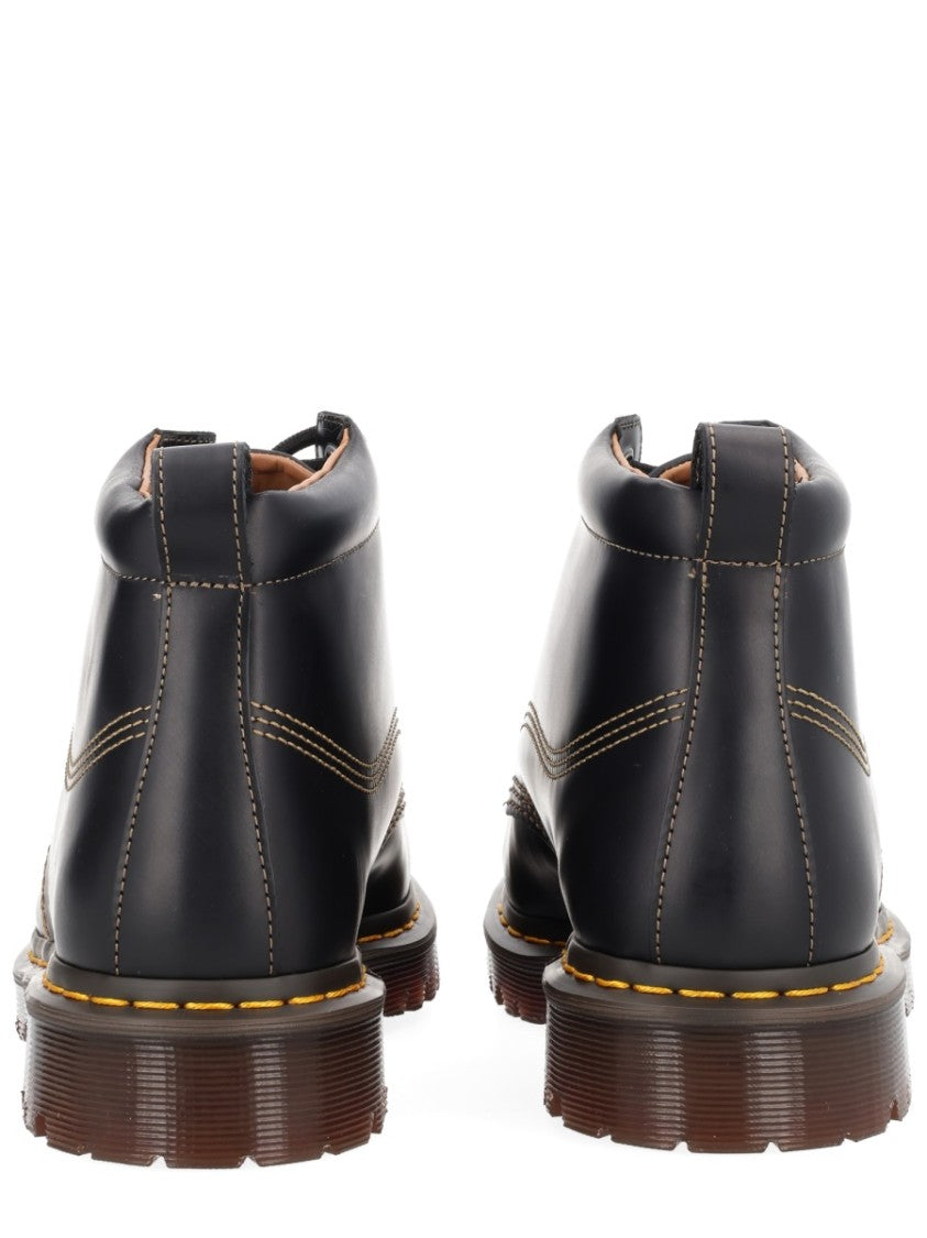 Dr. Martens Black Lowell Contrast Boots