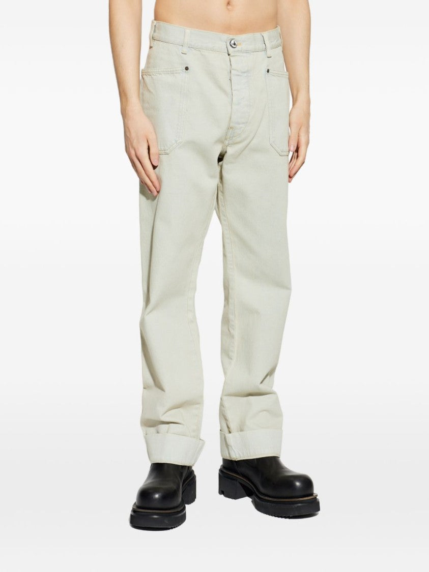 Vivienne Westwood Light Blue Cotton Patch Pocket Jeans