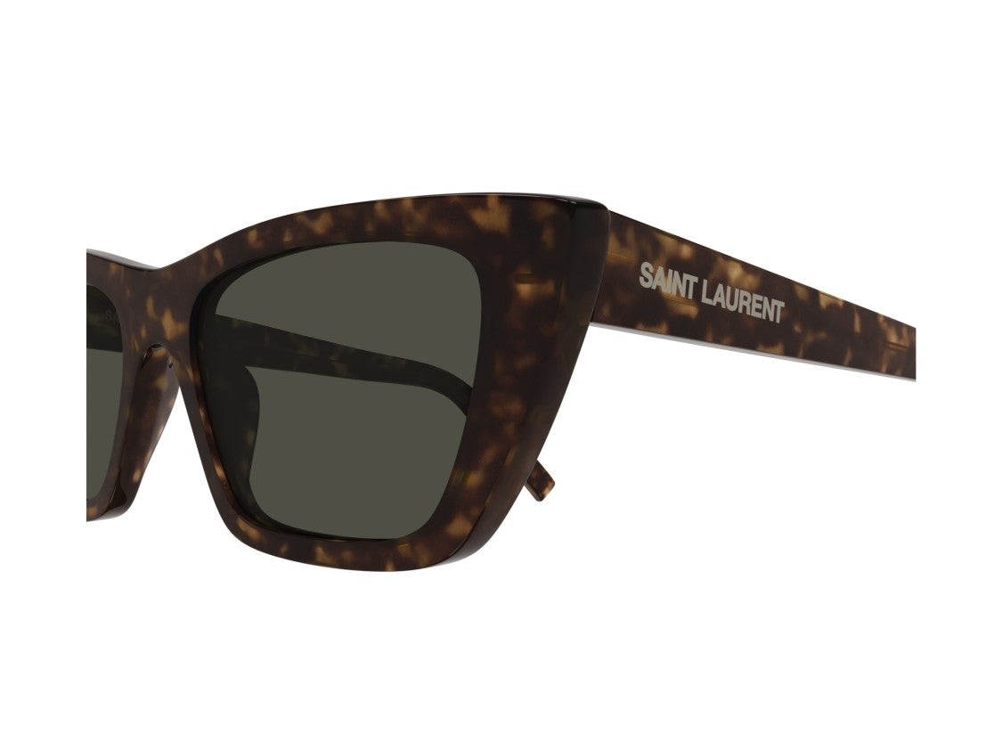 Saint Laurent Sl 276 Mica Tortoiseshell Acetate Oversized Square Sunglasses