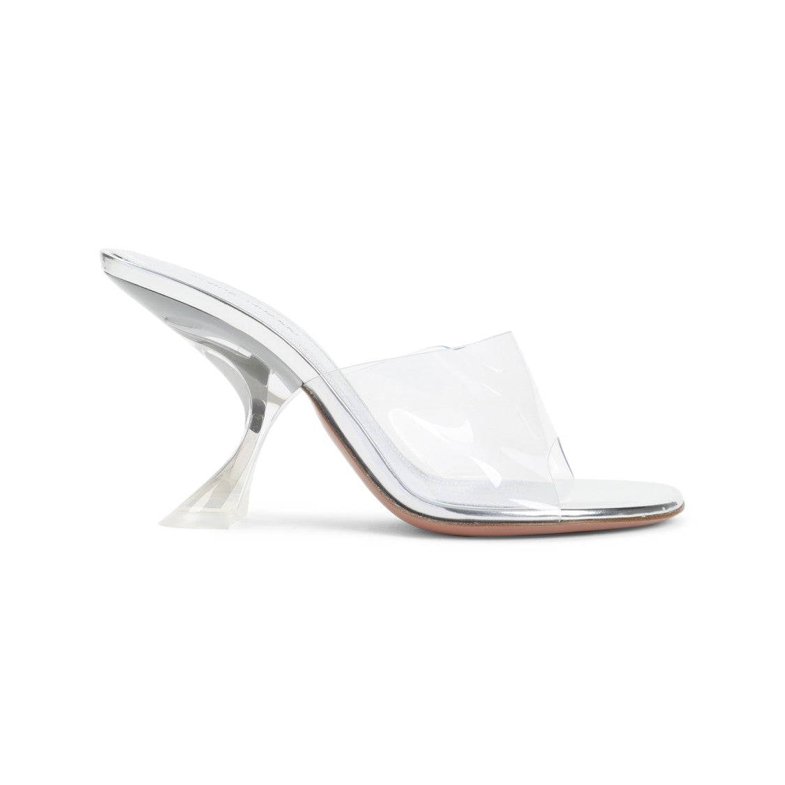 Amina Muaddi Taylor Glass 90 Transparent Pvc Sandals