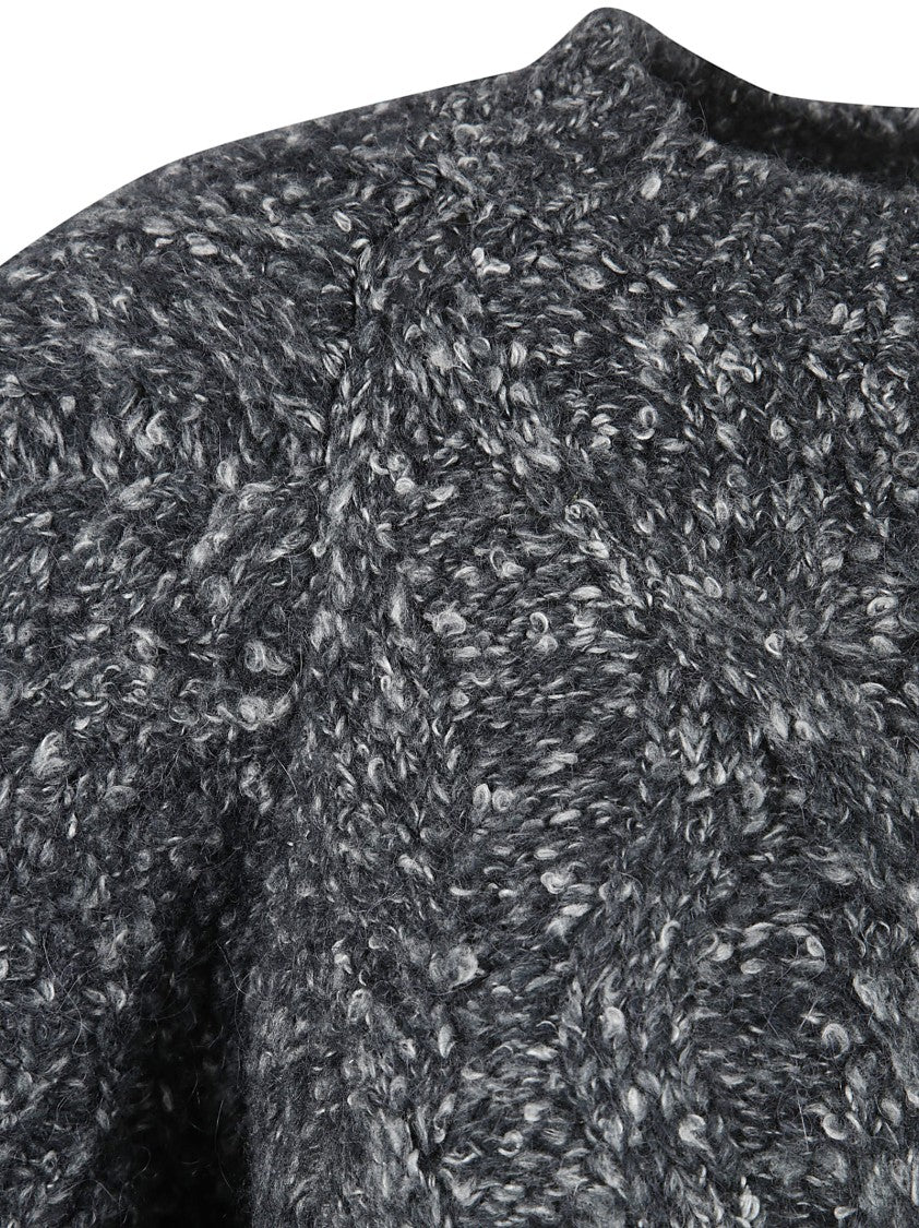 Isabel Marant Textured Grey Knit Sweater