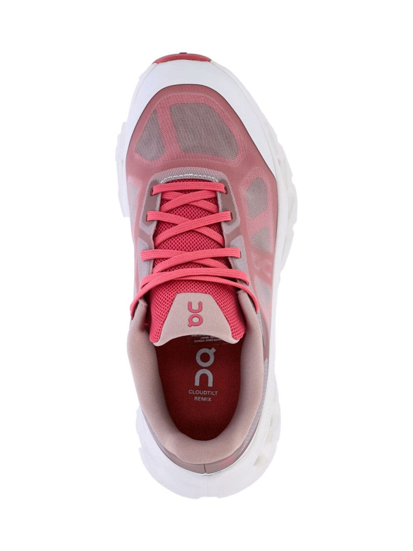 On Pink Cloudtilt Remix Fabric Sneakers