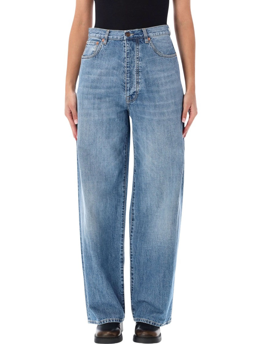 Fortela High-Waisted Five-Pocket Super Baggy Jeans