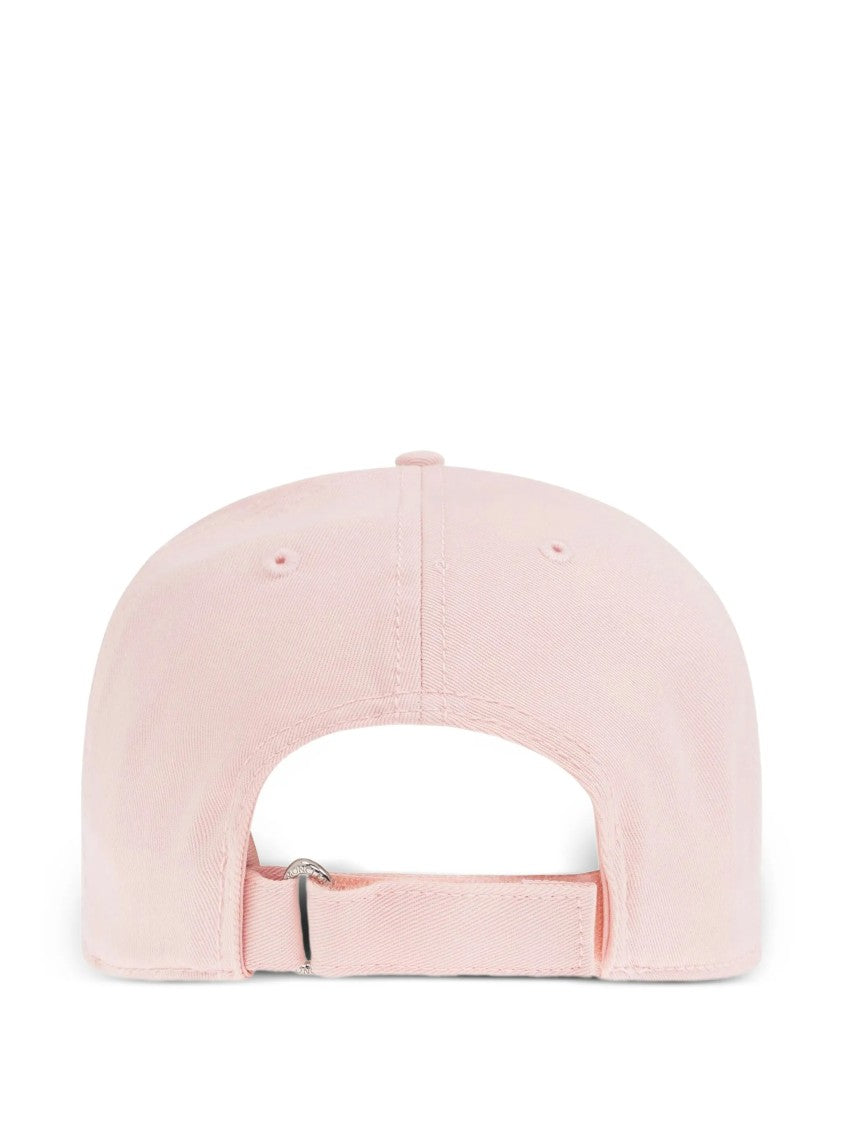Moncler Pink Embroidered Logo Baseball Cap