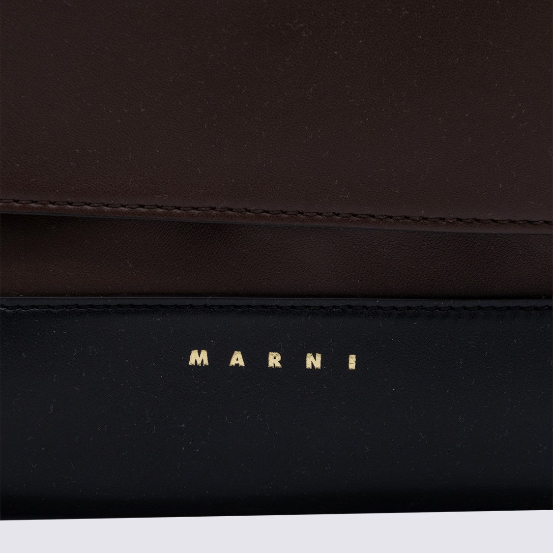 Marni Structured Rectangular Color-Block Bag With Flat Shoulder Strap
