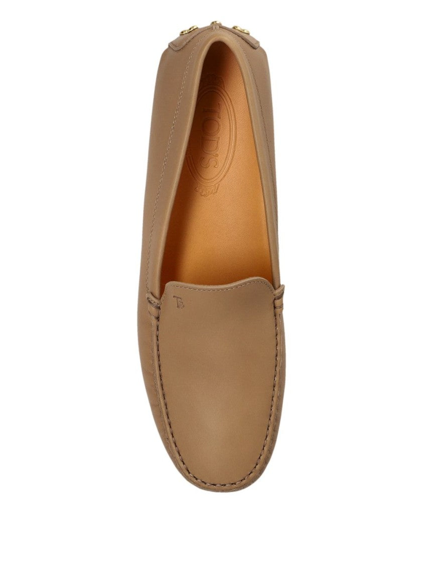 Tod's Minimalist Leather Loafers With Moccasin Toe Design