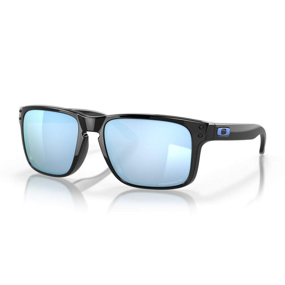 Oakley Oo9102 - Holbrook Glossy Black Rectangular Sunglasses