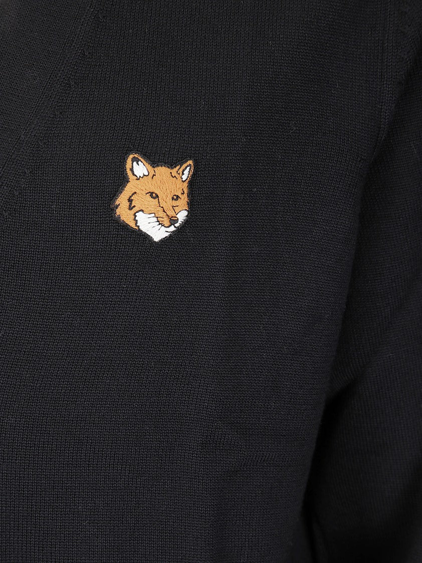 Maison Kitsuné Fox Head Merino Regular Cardigan
