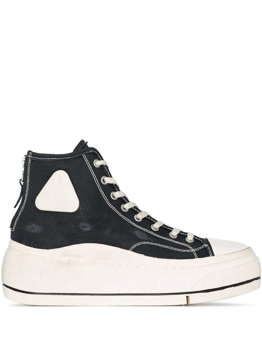 R13 Platform High-Top Sneakers