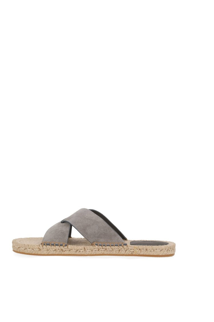 Zegna Suede Leather Smart Casual Sandals