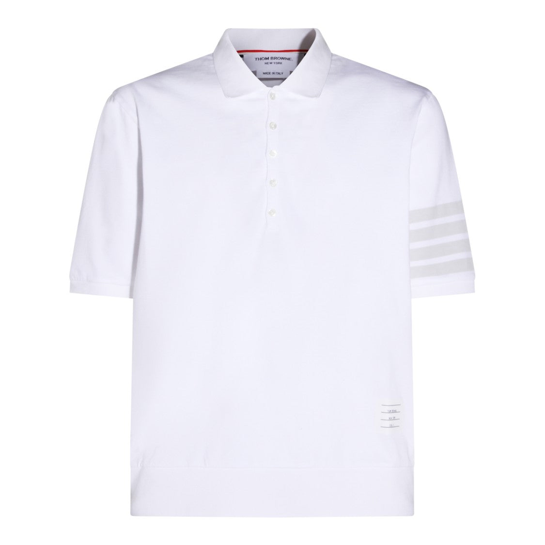 Thom Browne Minimalist White T-Shirt With Appeal