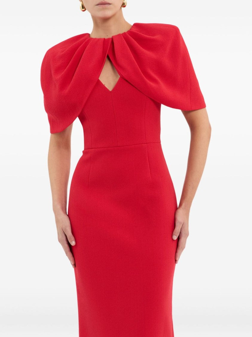 Rebecca Vallace Elegant Long Red Dress