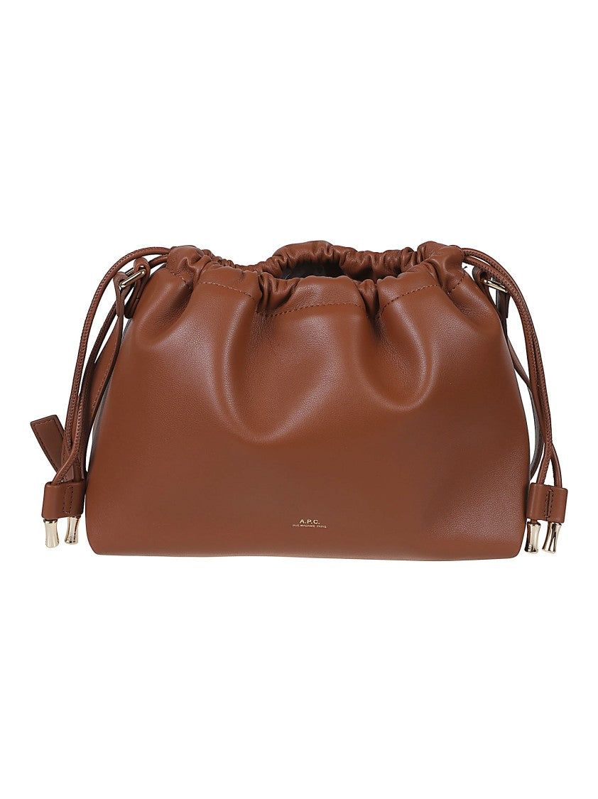A.P.C. Soft Brown Bag With Gathered Top