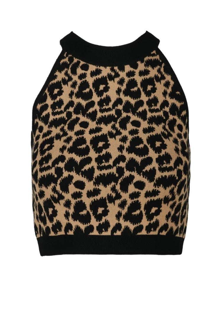 Max Mara Tenna Leopard Print Top - Leopard Print