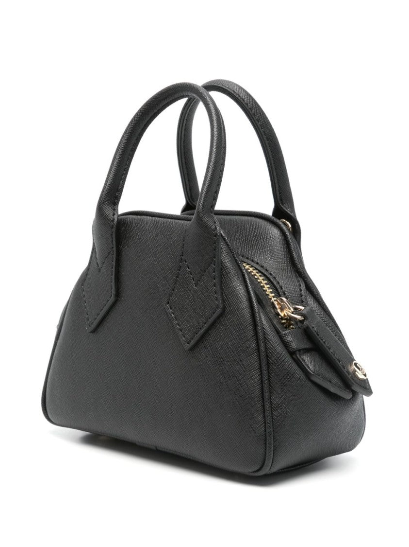 Vivienne Westwood Compact Black Handbag