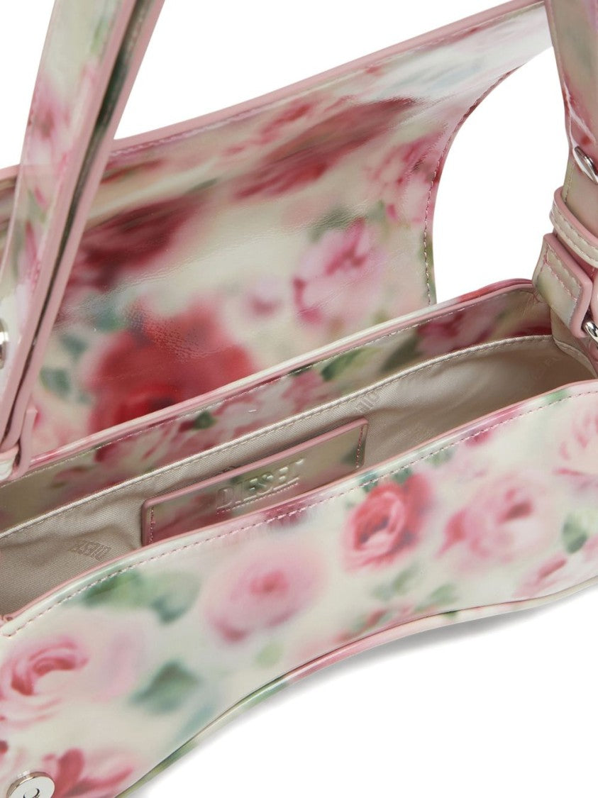 Diesel Multicolour Floral Print Curved Adjustable Bag