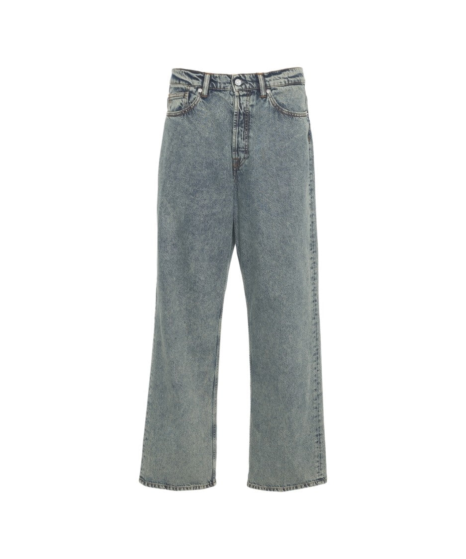 Nine In The Morning Straight-Leg Loose Fit Jeans With Classic Five-Pocket Design