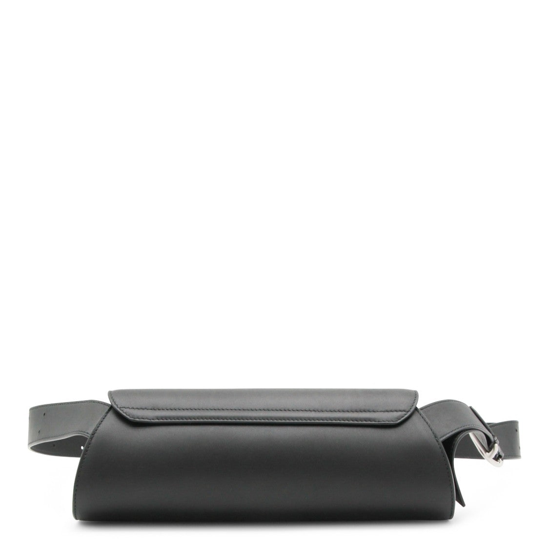 Jil Sander Cannolo Sm Shoulder Bag With Curved Flap And Adjustable Strap