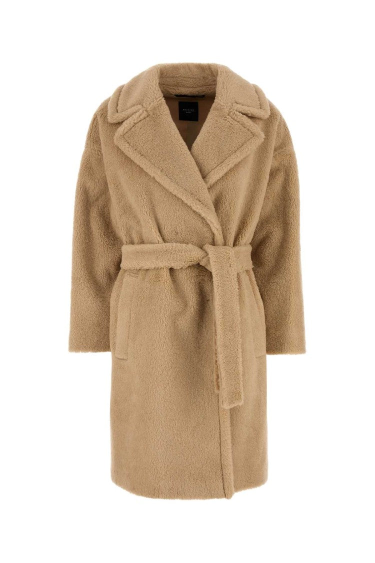 Weekend Beige Teddy Fabric Emmy Coat