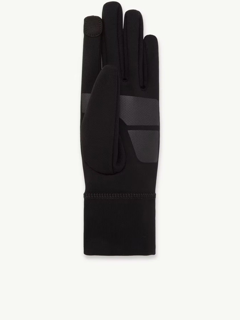 Moncler Grenoble Black Textured Grip Ski Gloves