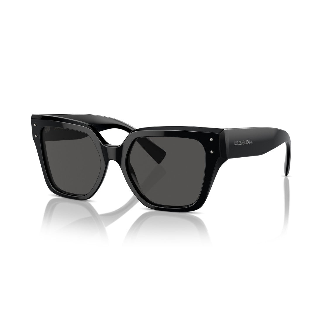 Dolce & Gabbana 0Dg4471 Oversized Square Frame Black Acetate Sunglasses