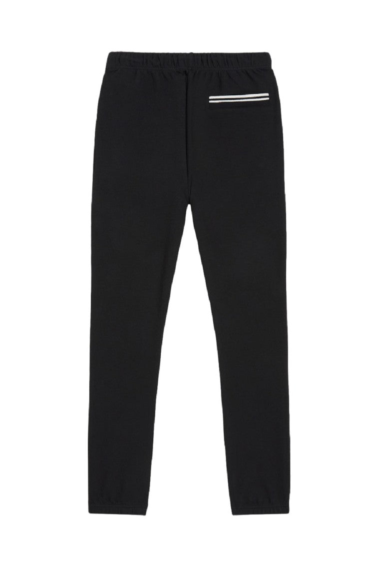 Fred Perry Black Cotton Trousers