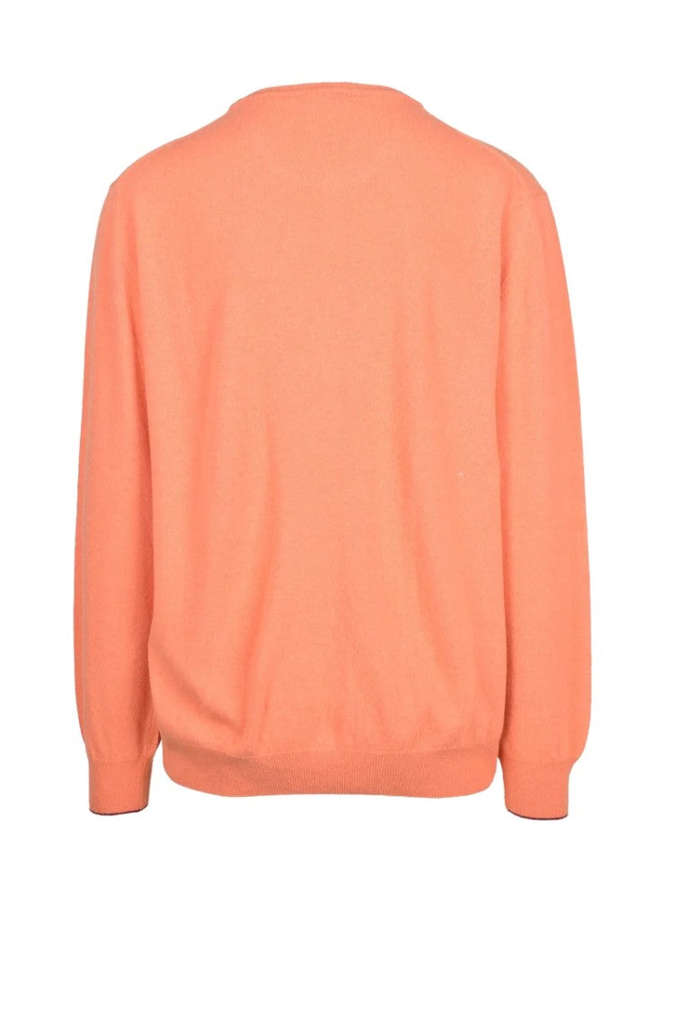 Harmont&Blaine Orange Wool Viscose Polyamide Cashmere Men's Sweater