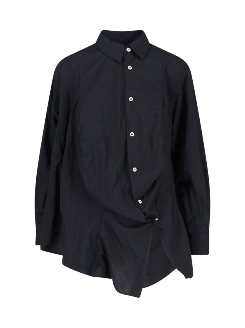 Comme Des Garçons Asymmetric Shirt – Black