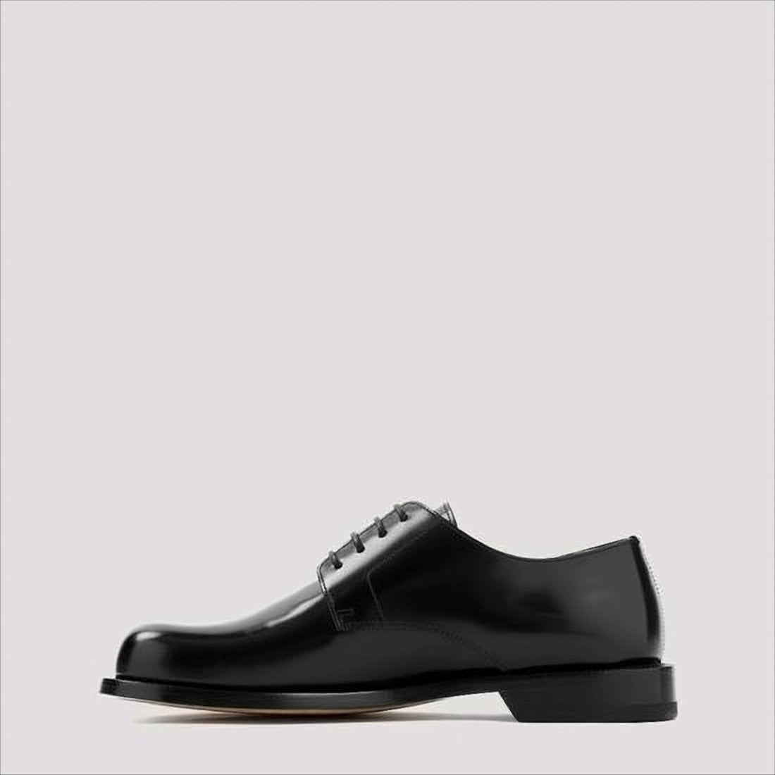 Loewe Polished Leather Lace-Up Dress Shoes