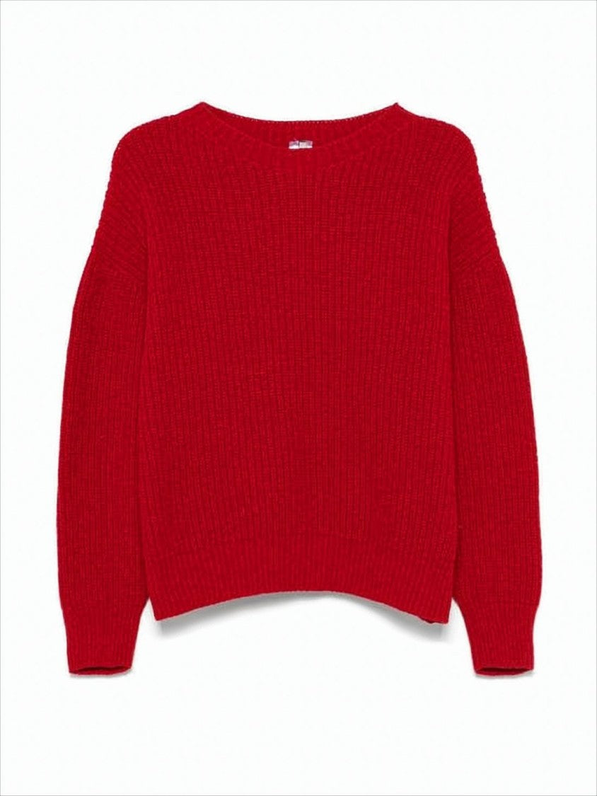 Baserange Ribbed Knit Sweater With Chunky Texture
