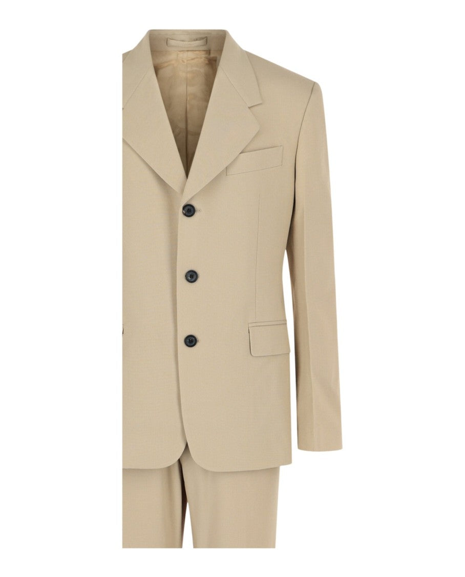 Ferragamo Single-Breasted Suit With Notched Lapels And Tailored Structure