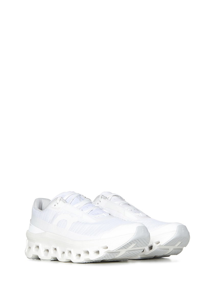 On Running Technical Mesh Sneakers With Perforated Rubber Sole