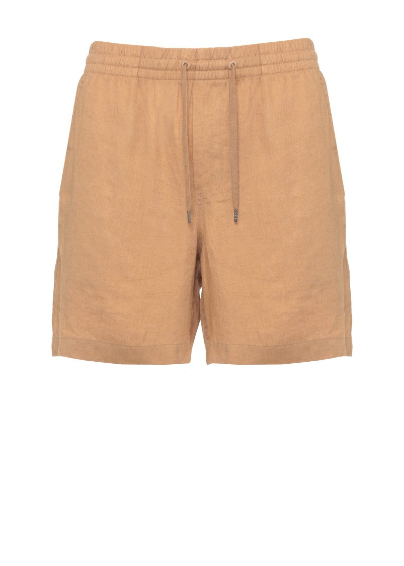 Polo Ralph Lauren Brown Drawstring Waist Linen Shorts