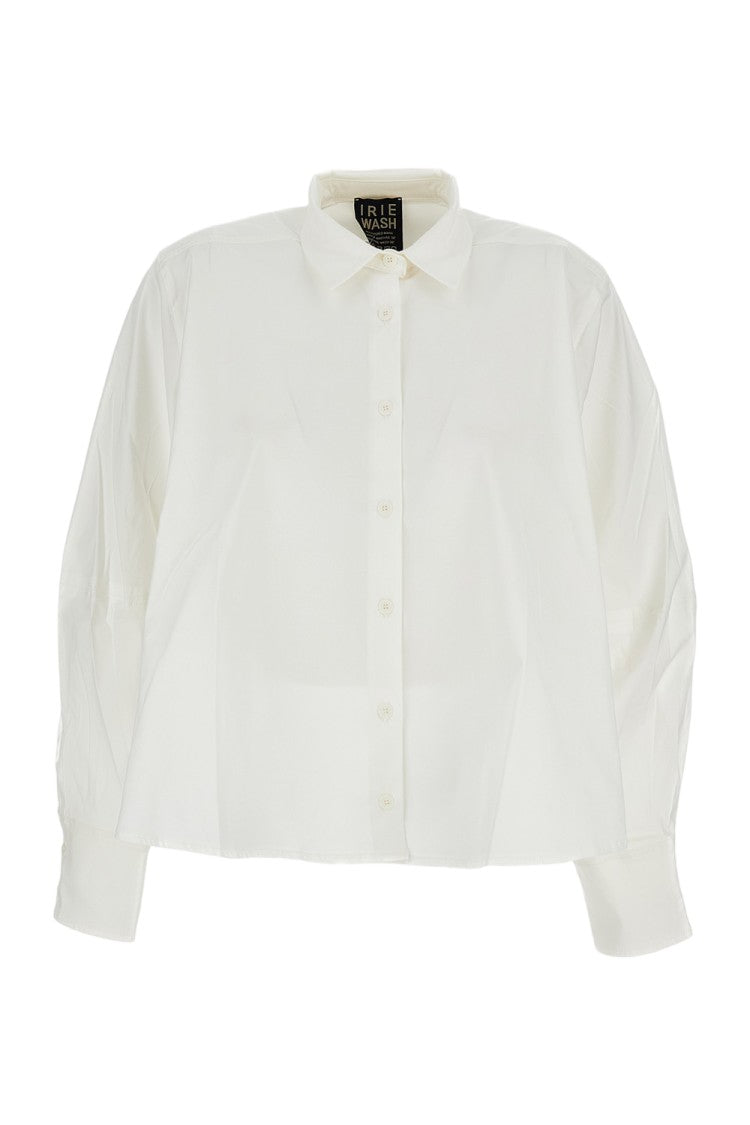 Irie' Crisp White Shirt With Structured Collar And Tailored Fit
