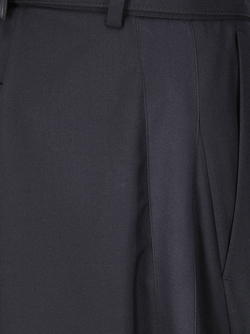 Sacai Tailored Suiting Pants With Structured Fit And Smooth Finish