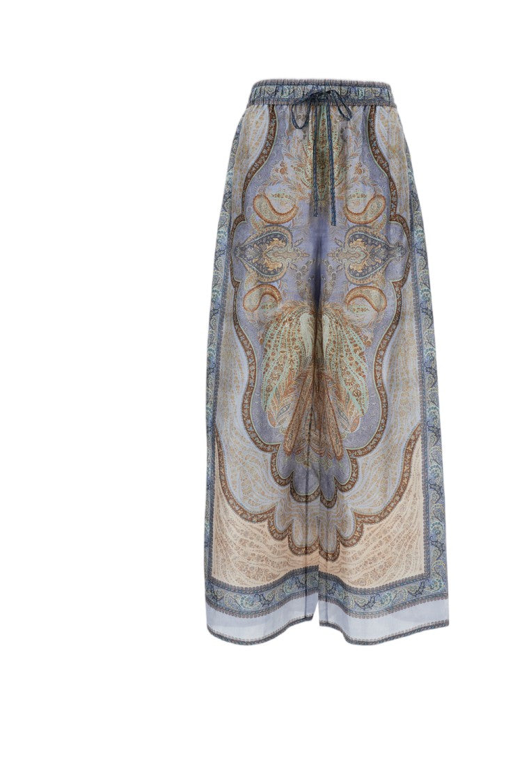 Zimmermann Relaxed Silk Habutae Trousers