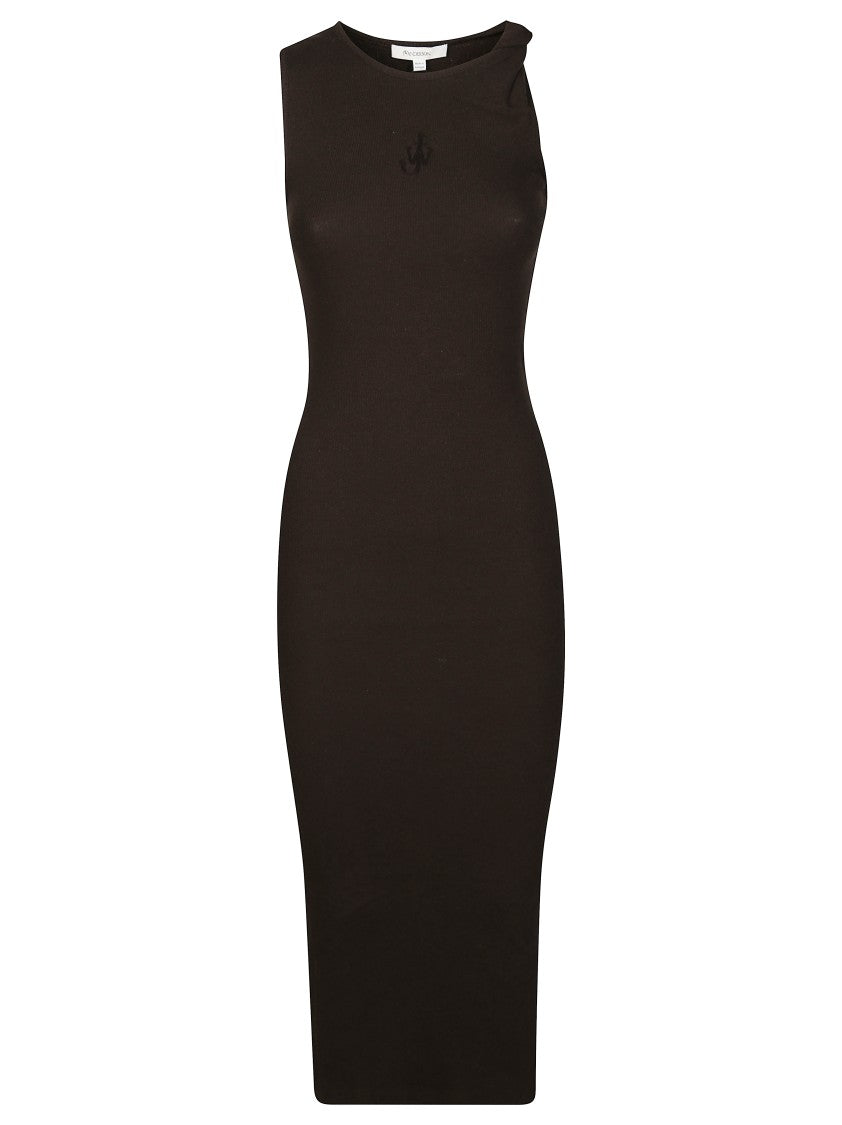 J. W. Anderson Twisted Strap Midi Dress