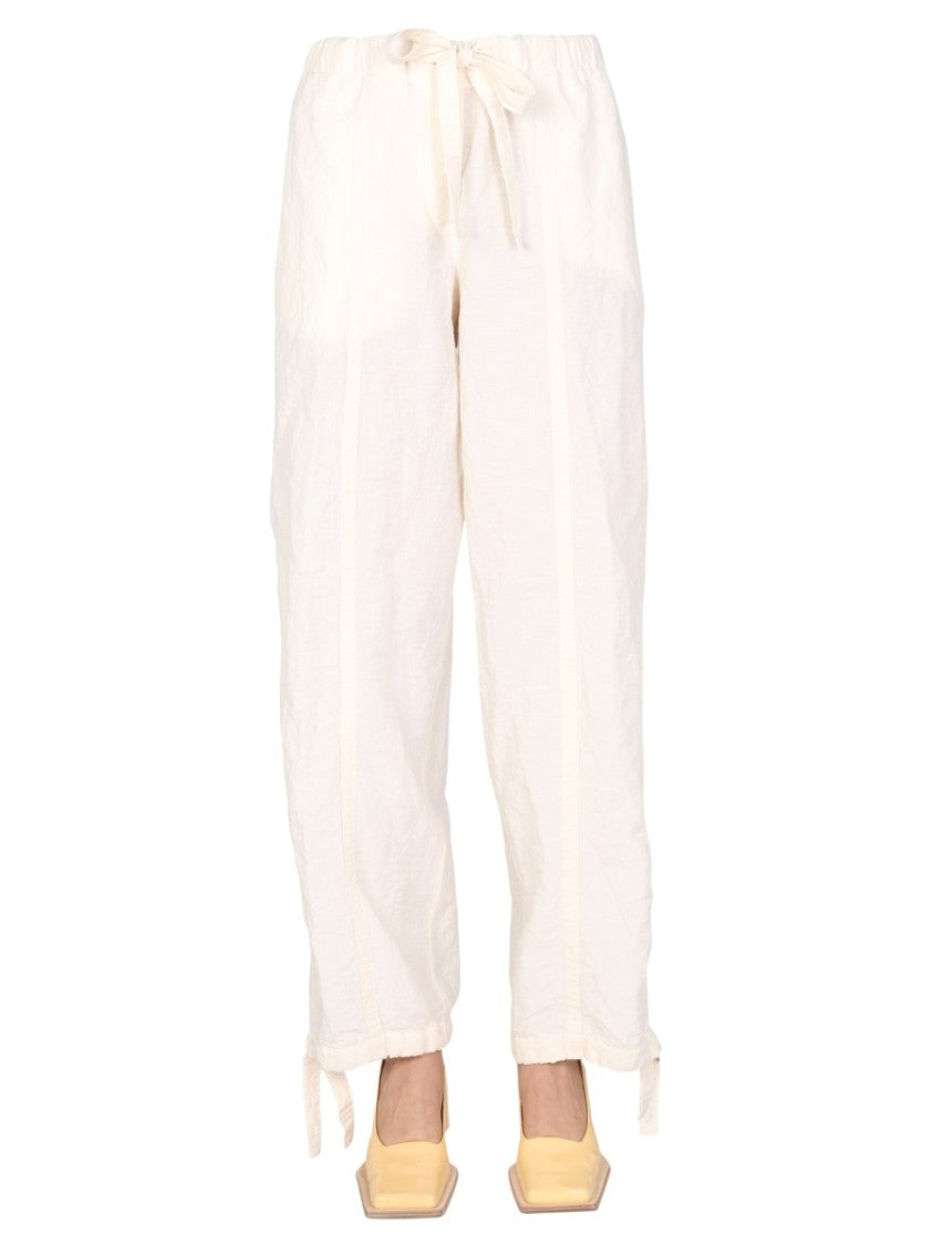 Jil Sander Relaxed Fit Trousers With Drawstring Waist