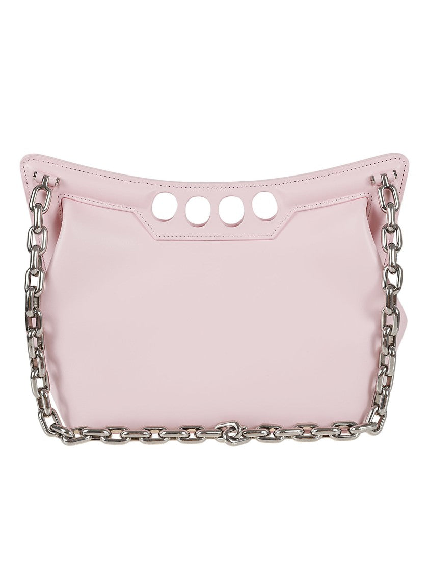 Alexander Mcqueen Structured Leather Bag With Cut-Out Detailing